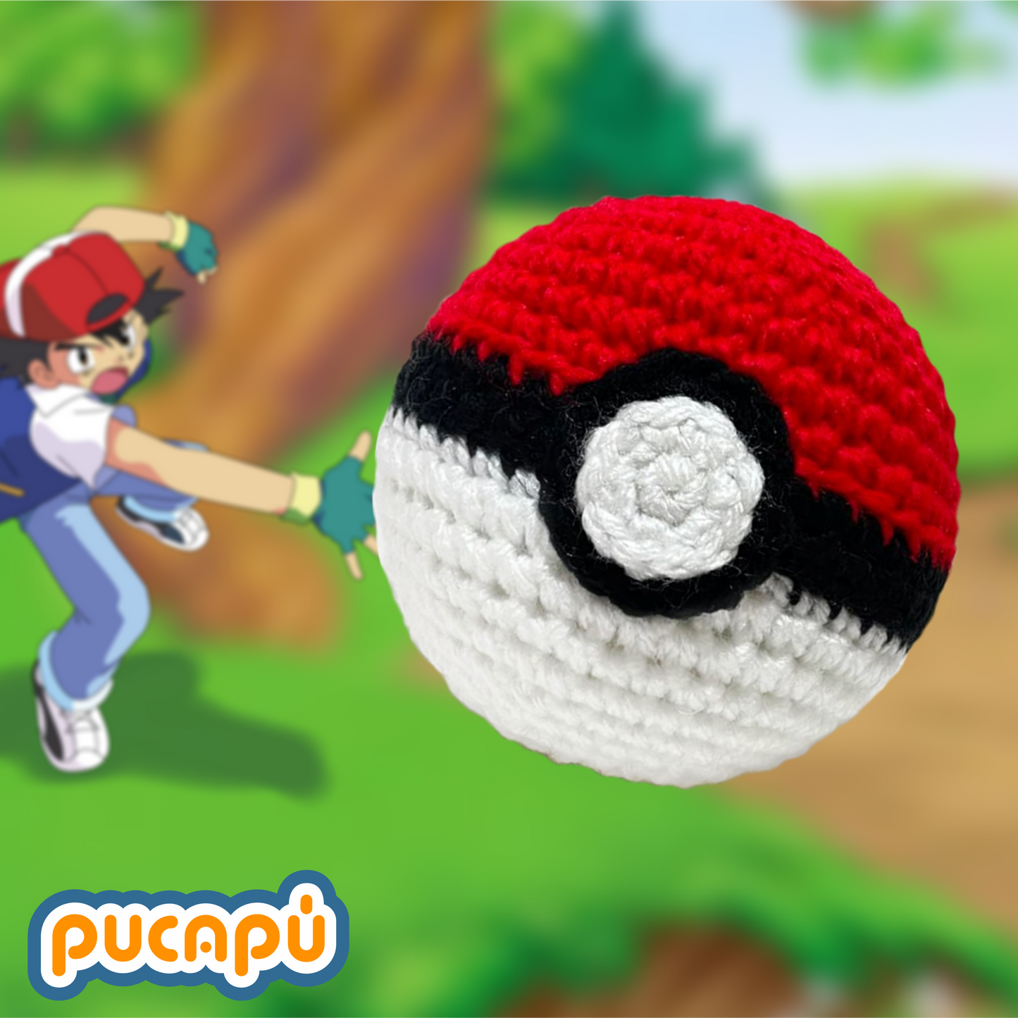 POKEBALL, POKEBOLA - Patrón Amigurumi PDF