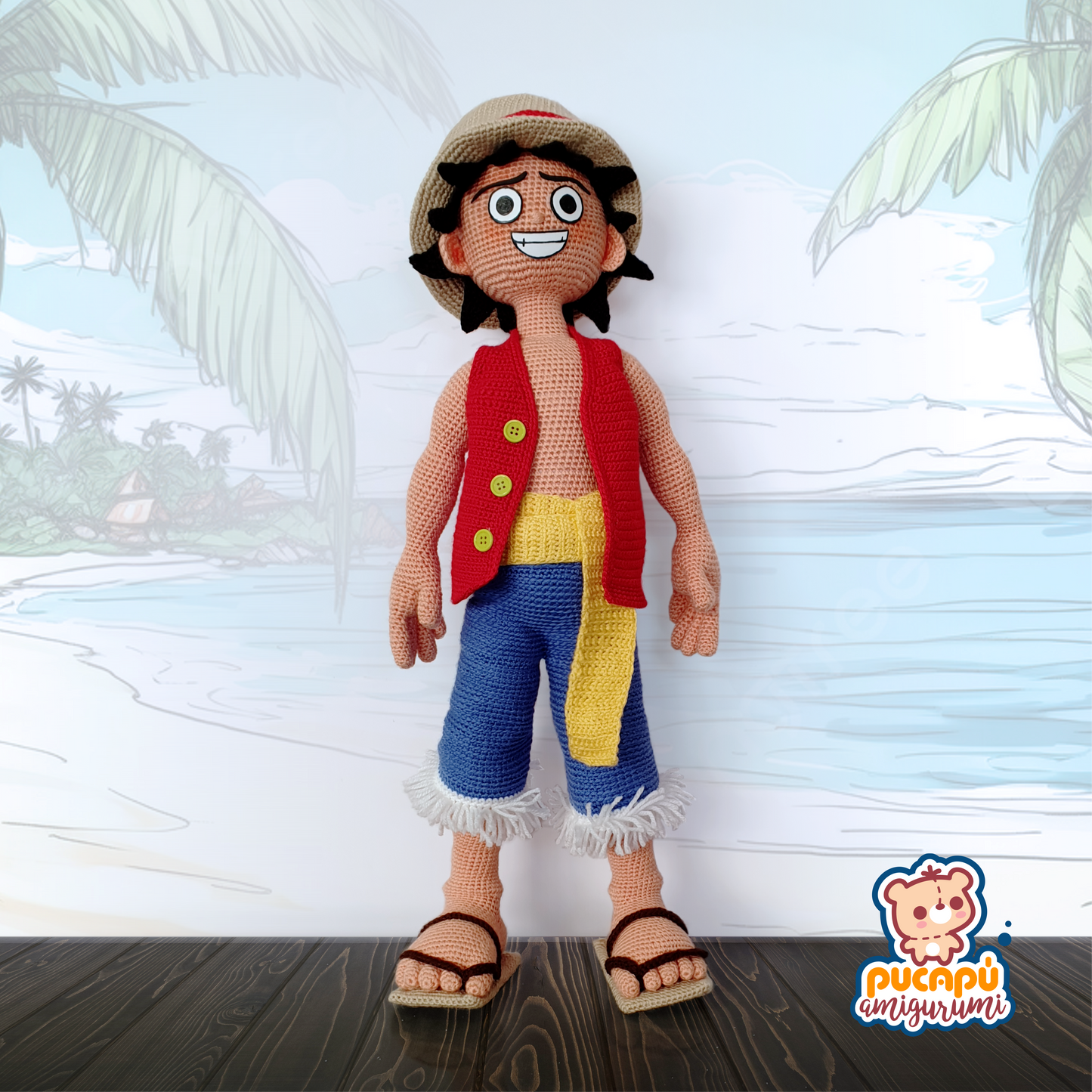 LUFFY - Patrón Amigurumi PDF