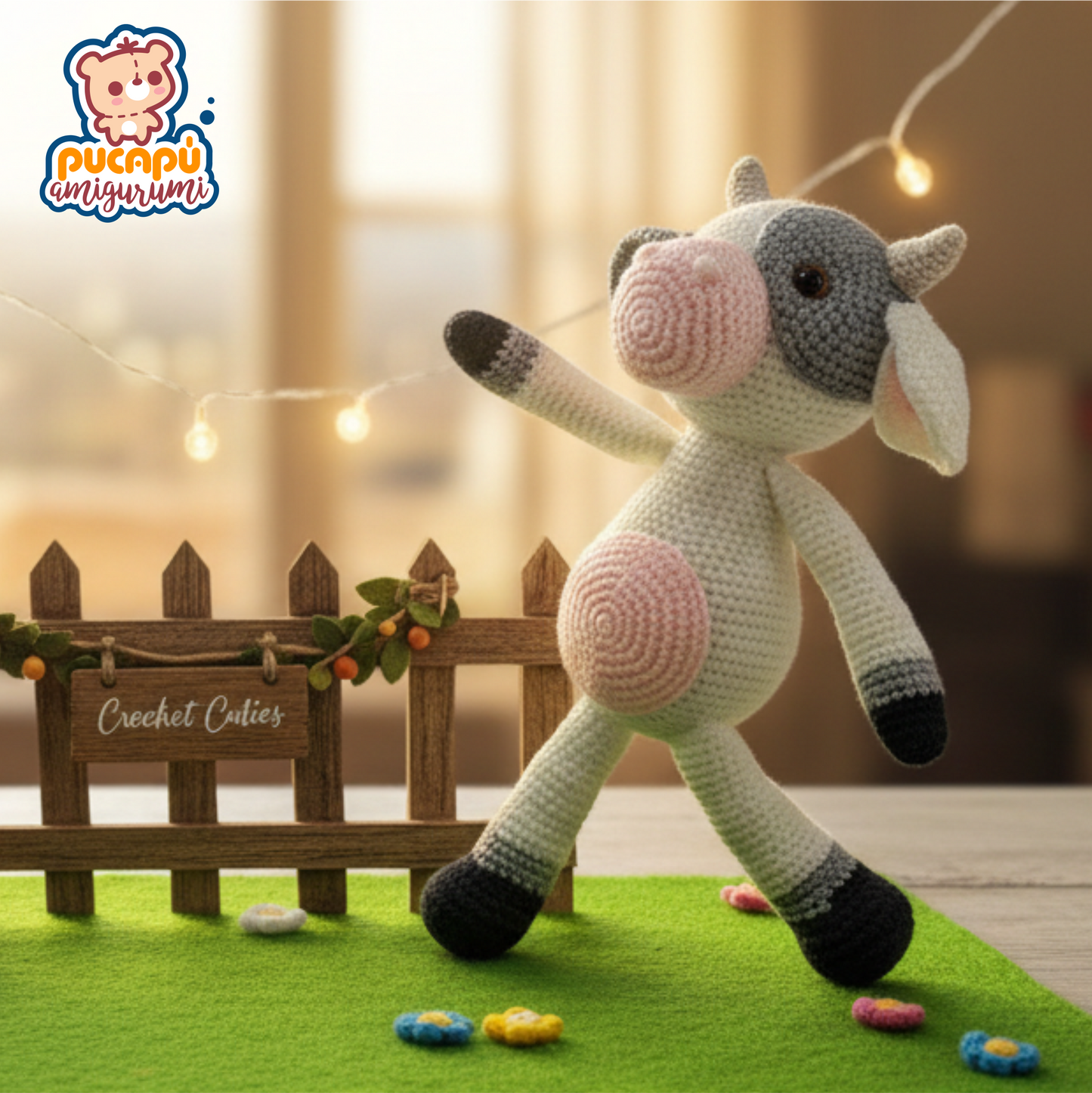 VACA LOLA - Patrón Amigurumi PDF