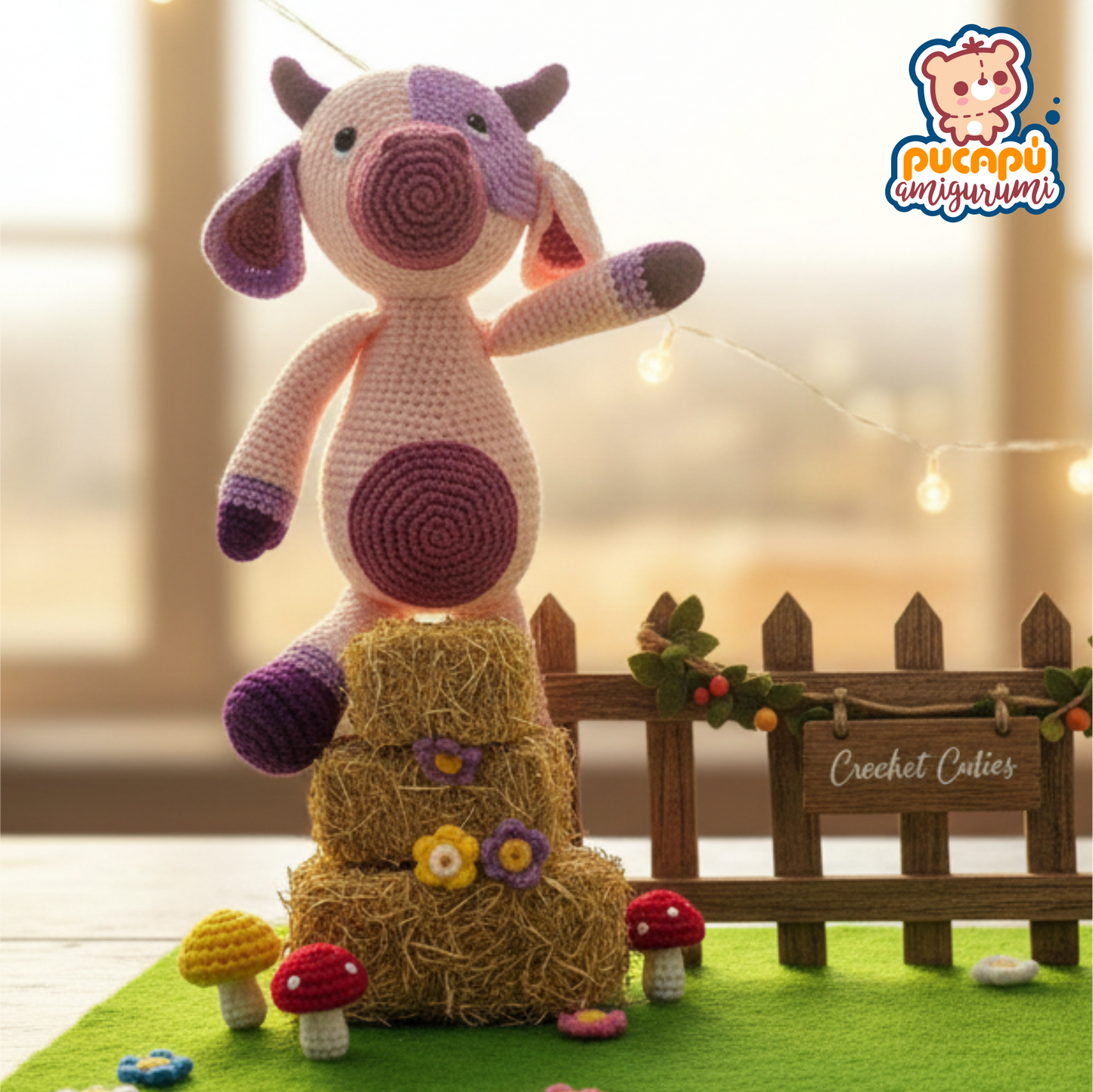 VACA LOLA - Patrón Amigurumi PDF