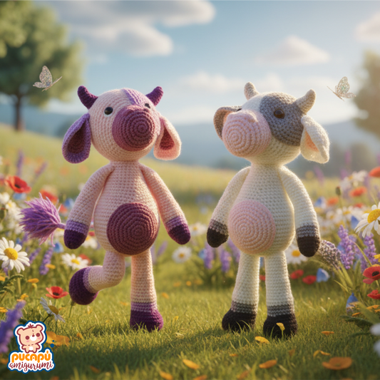 VACA LOLA - Patrón Amigurumi PDF