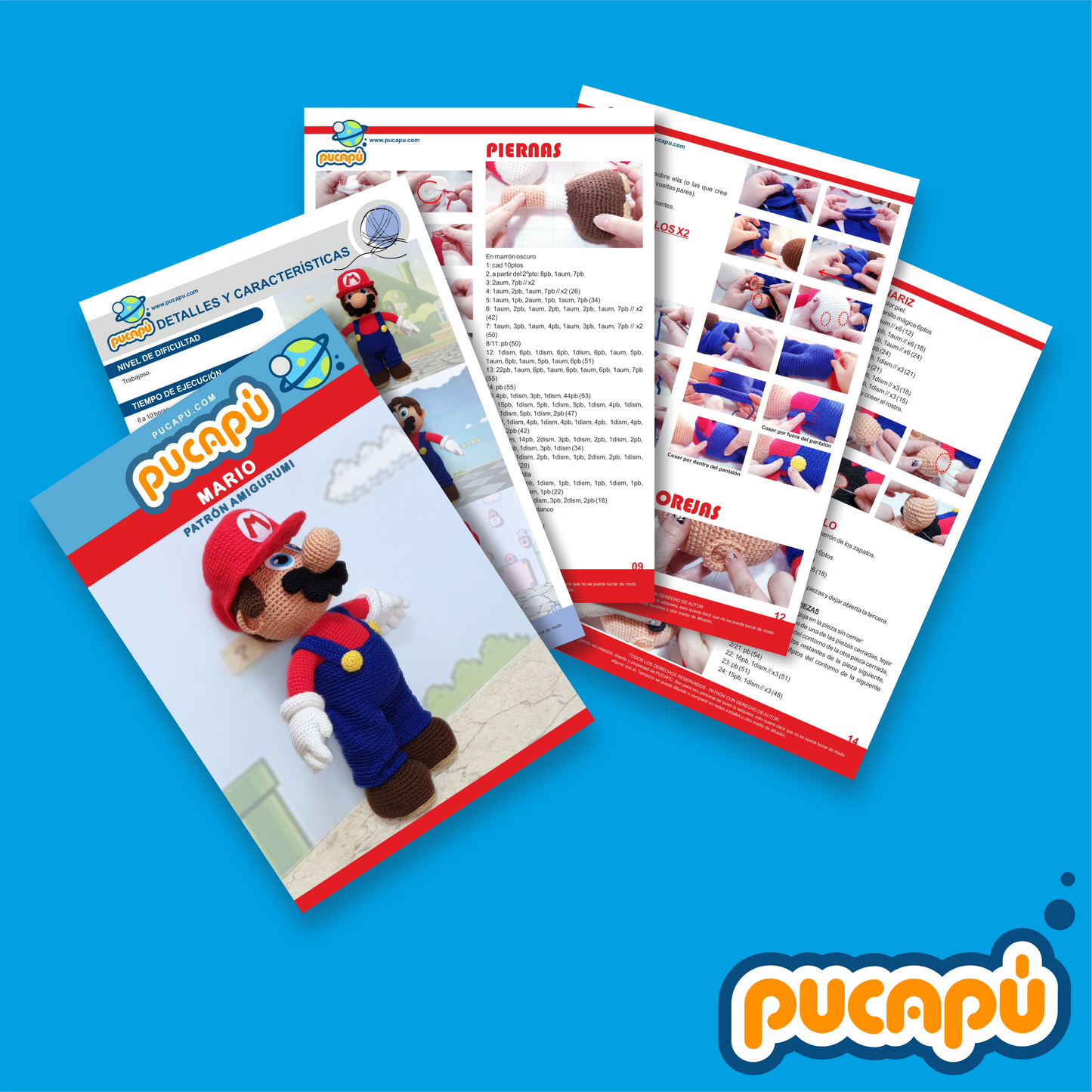 MARIO - Patrón Amigurumi PDF