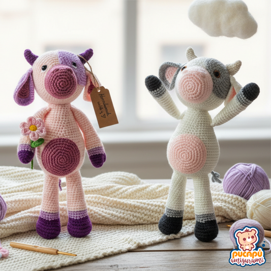 VACA LOLA - Patrón Amigurumi PDF