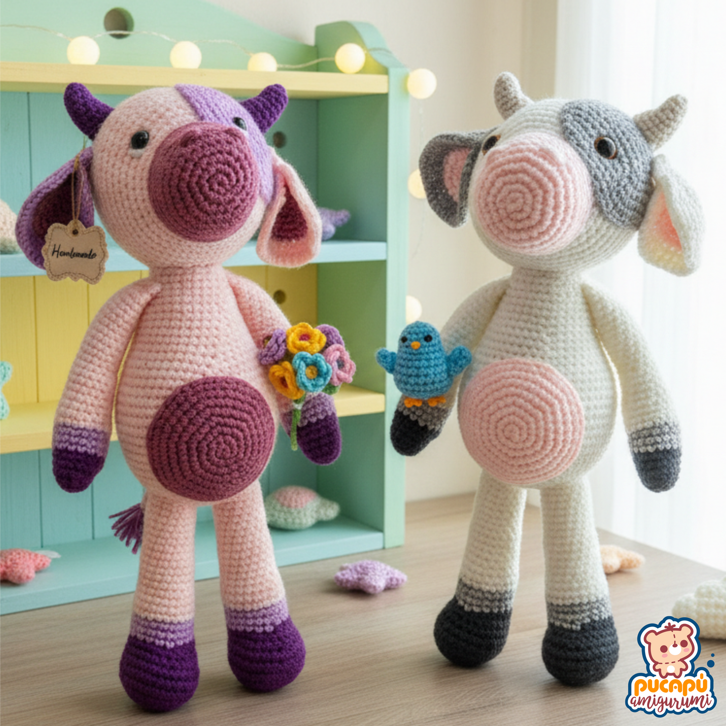 VACA LOLA - Patrón Amigurumi PDF