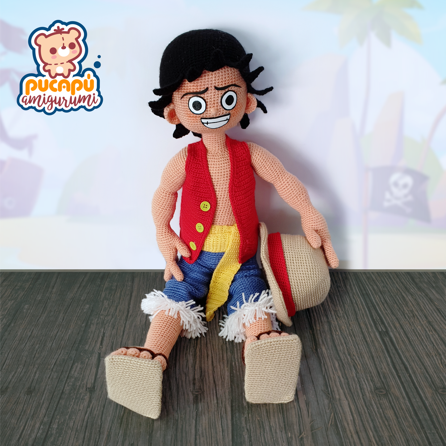 LUFFY - Patrón Amigurumi PDF