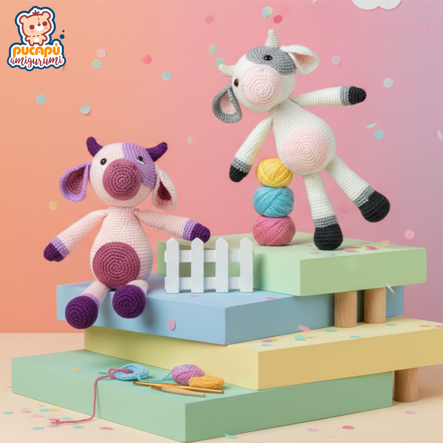 VACA LOLA - Patrón Amigurumi PDF