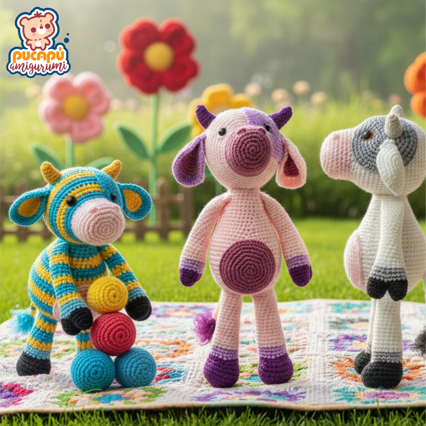 VACA LOLA - Patrón Amigurumi PDF