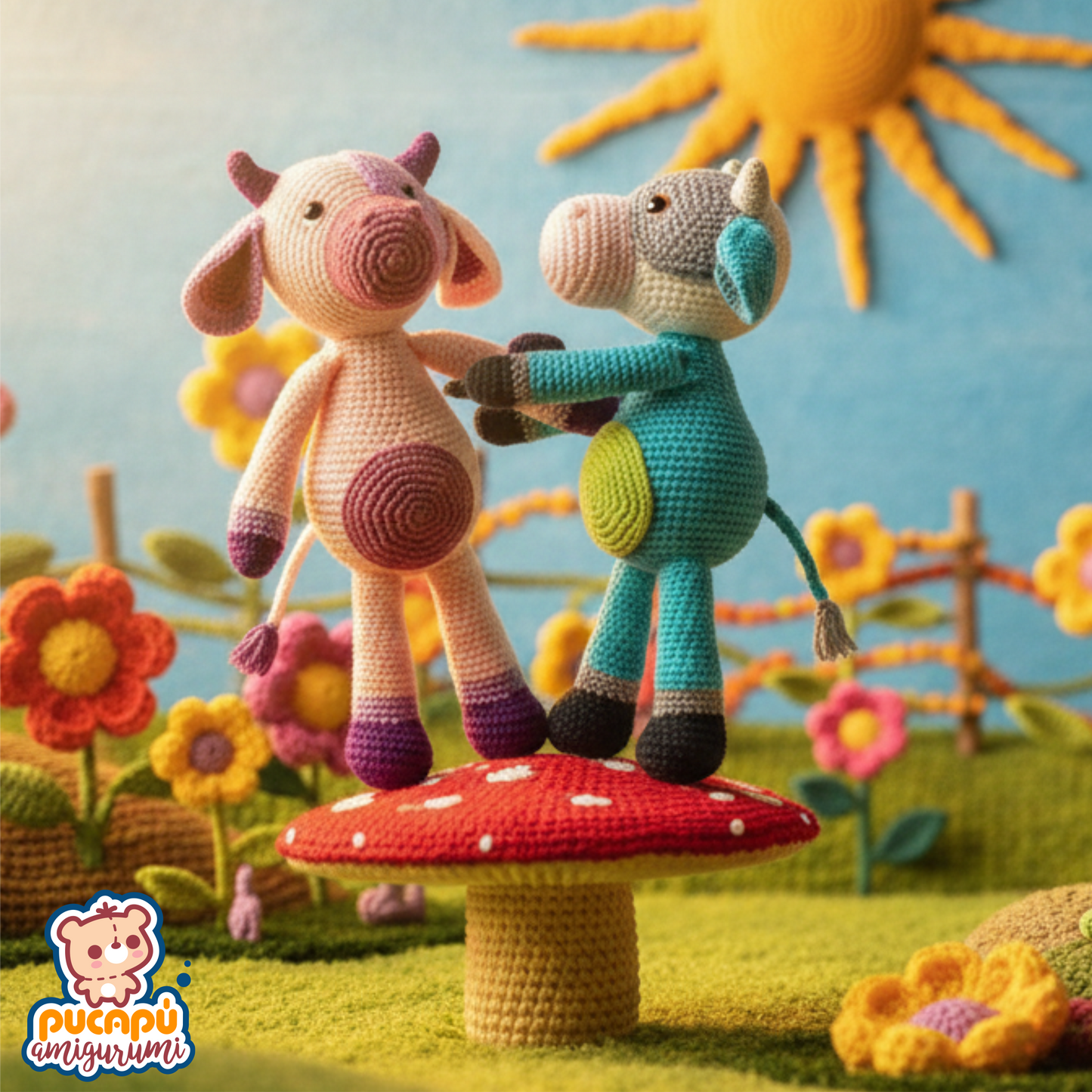 VACA LOLA - Patrón Amigurumi PDF