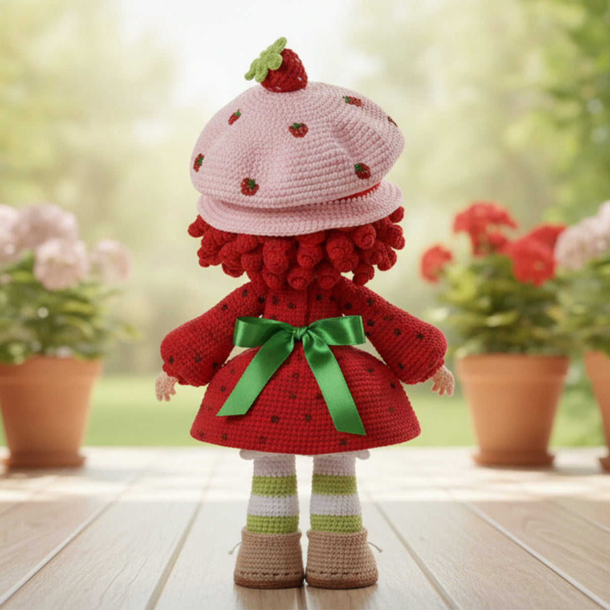 🍓Strawberry Shortcake🍓-Patrón amigurumi PDF para descargar-