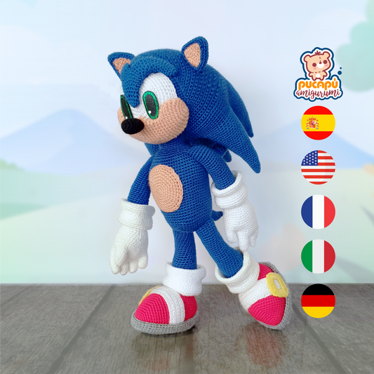 SONIC - Patrón Amigurumi PDF
