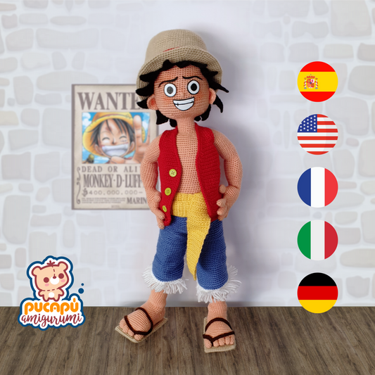 LUFFY - Patrón Amigurumi PDF