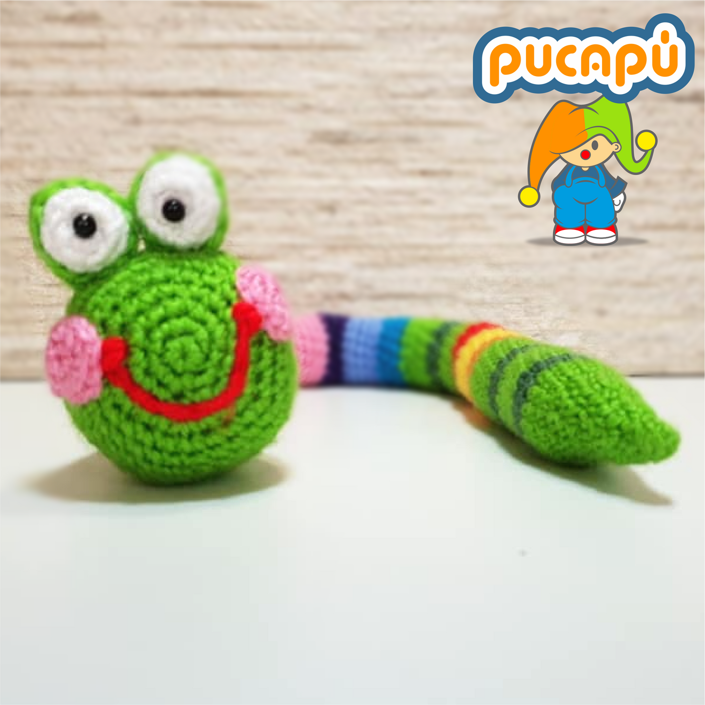 SERPIENTE MULTICOLOR - Patrón Amigurumi PDF
