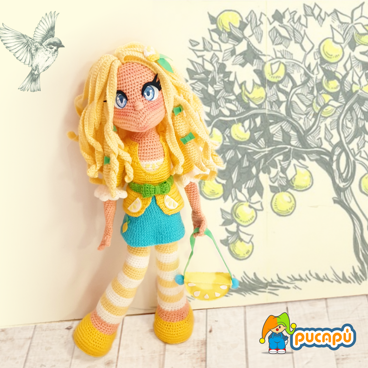 MERENGUE DE LIMÓN, LEMON MERINGUE - Patrón Amigurumi PDF