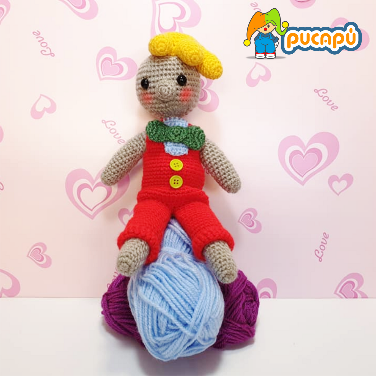 MUÑECO DE CARTÓN - Patrón Amigurumi PDF
