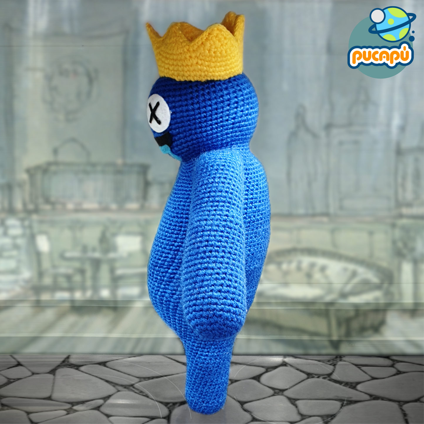 BLUE DE RAINBOW FRIENDS - Patrón Amigurumi PDF