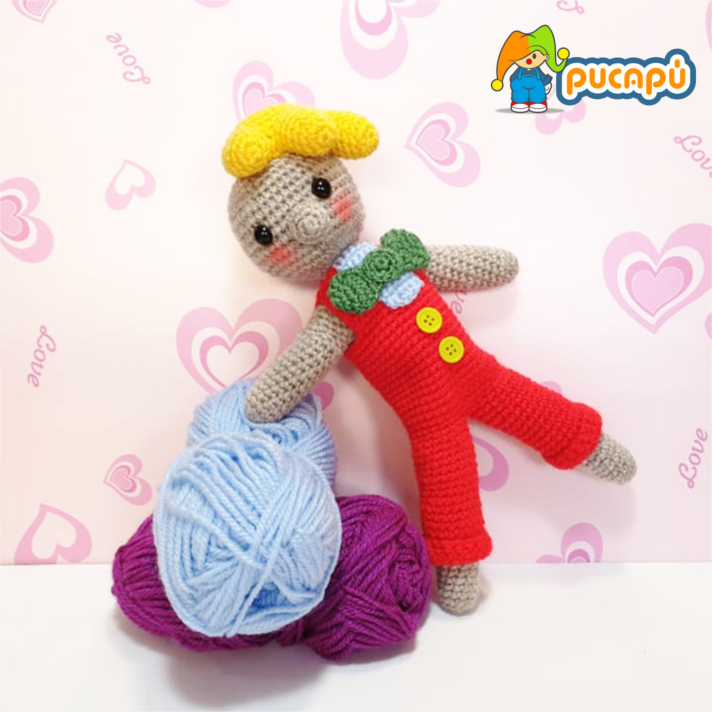 MUÑECO DE CARTÓN - Patrón Amigurumi PDF