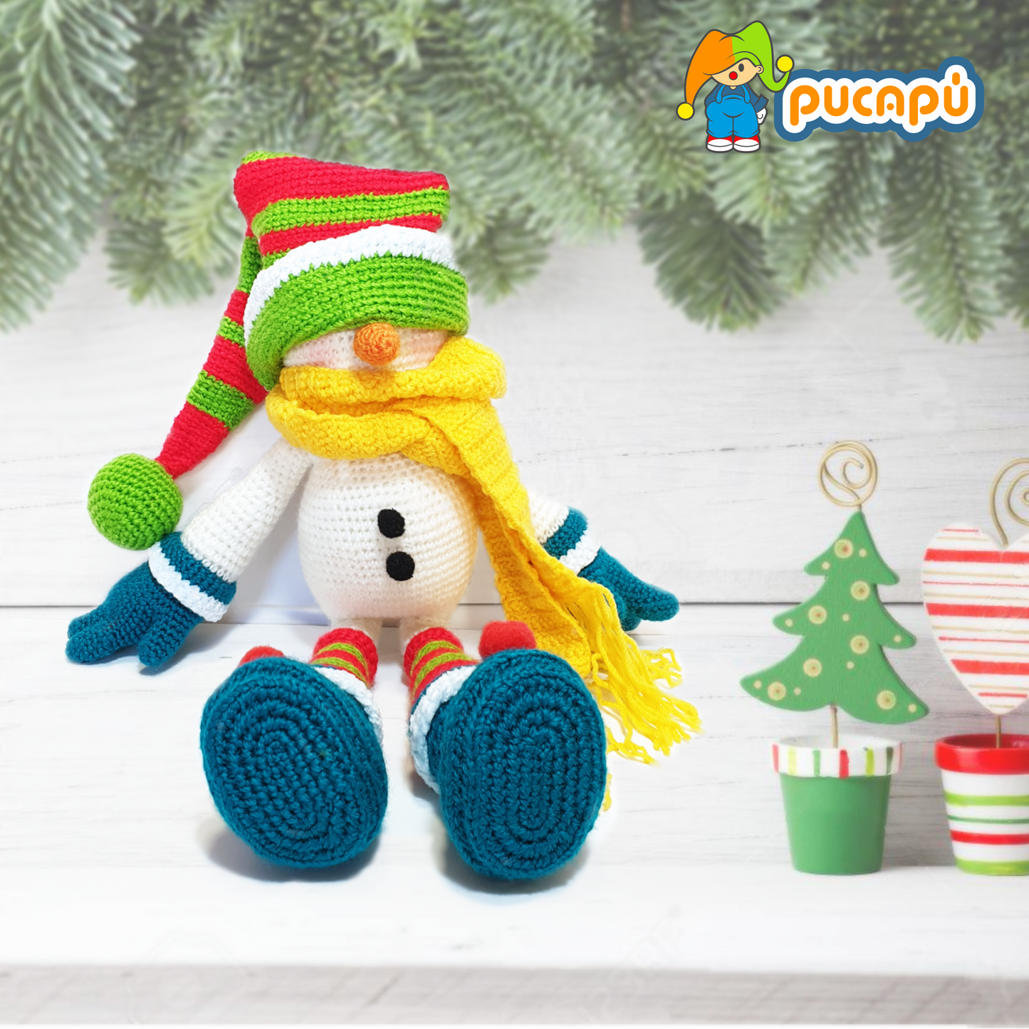 MUÑECO DE NIEVE LUCA - Patrón Amigurumi PDF
