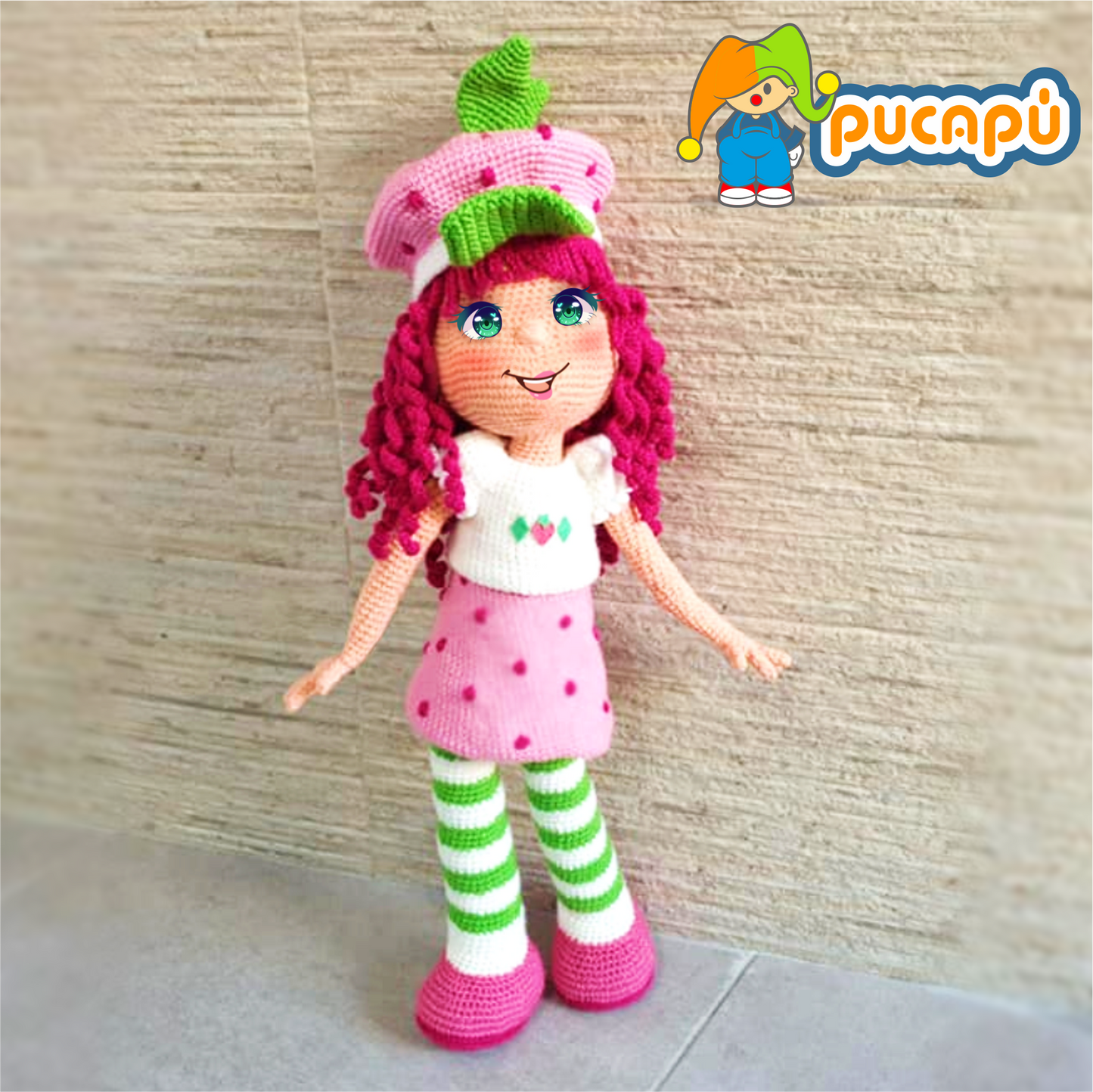 ROSITA FRESITA, FRUTILLITA, STRAWBERRY SHORTCAKE - Patrón Amigurumi PDF