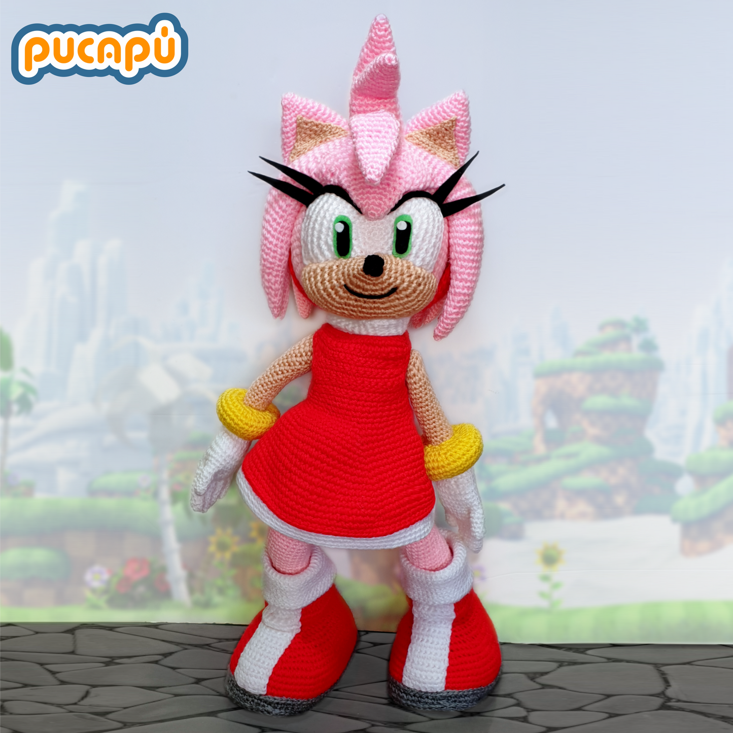 AMY ROSE - Patrón Amigurumi PDF