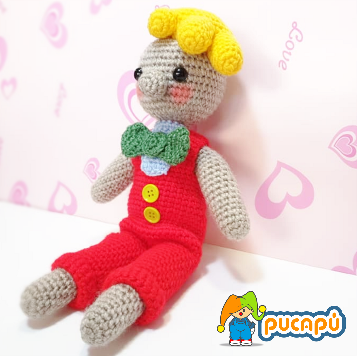 MUÑECO DE CARTÓN - Patrón Amigurumi PDF