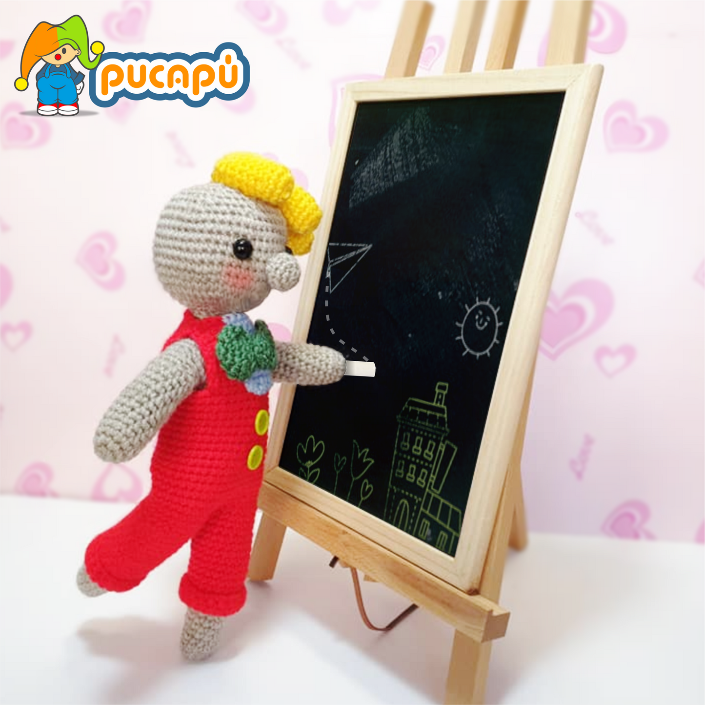 MUÑECO DE CARTÓN - Patrón Amigurumi PDF