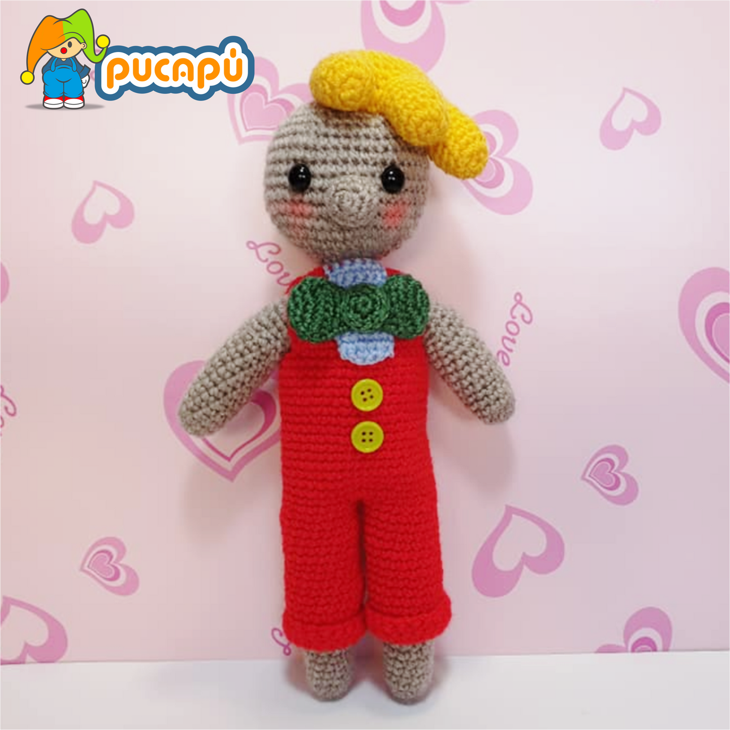 MUÑECO DE CARTÓN - Patrón Amigurumi PDF