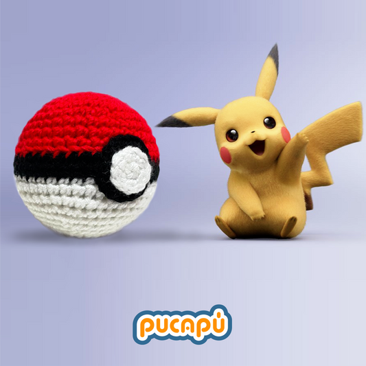 POKEBALL, POKEBOLA  - Patrón Amigurumi PDF