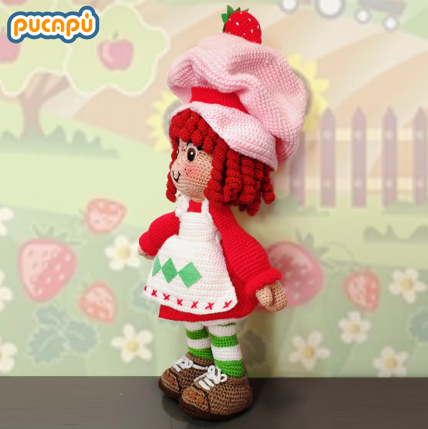 ROSITA FRESITA, FRUTILLITA, STRAWBERRY SHORTCAKE - Patrón Amigurumi PDF