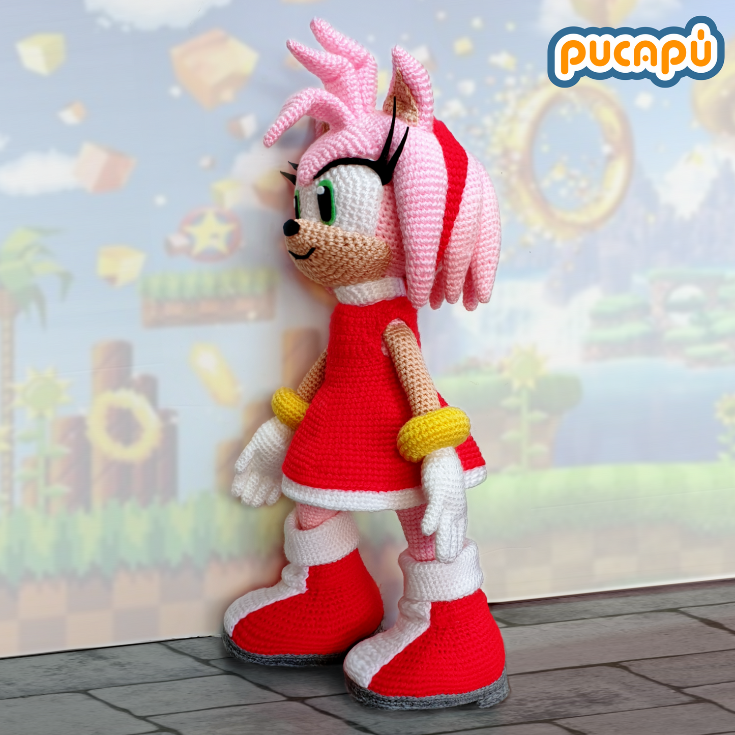 AMY ROSE - Patrón Amigurumi PDF