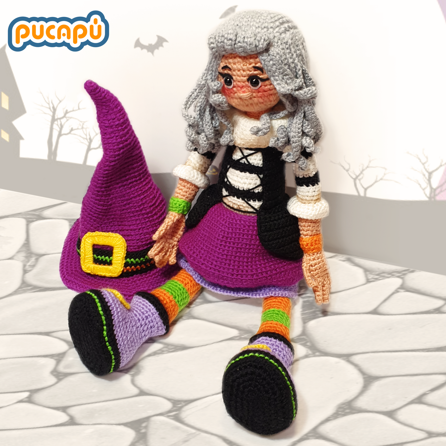 BRUJITA ALEJANDRA - Patrón Amigurumi PDF