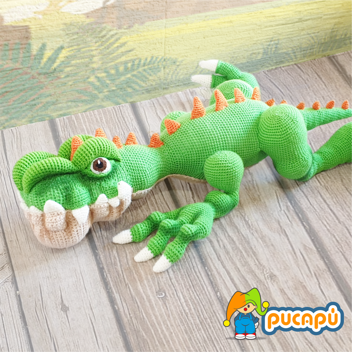GIGANTOSAURUS - Patrón Amigurumi PDF