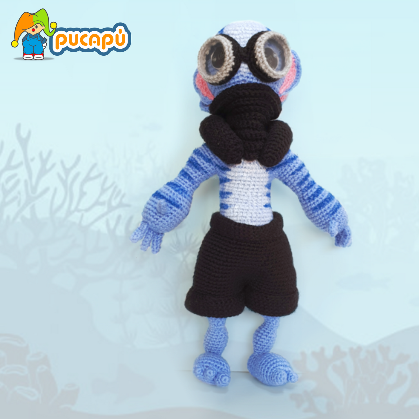 ABRAHAM SAPIEN - Patrón Amigurumi PDF