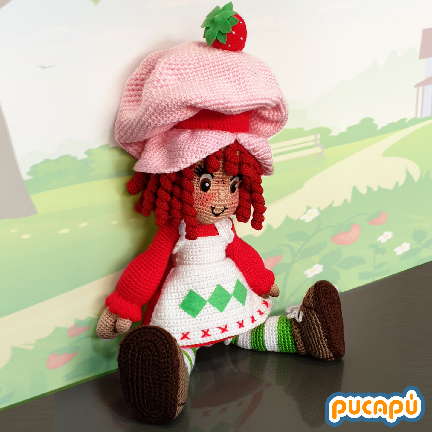 ROSITA FRESITA, FRUTILLITA, STRAWBERRY SHORTCAKE - Patrón Amigurumi PDF