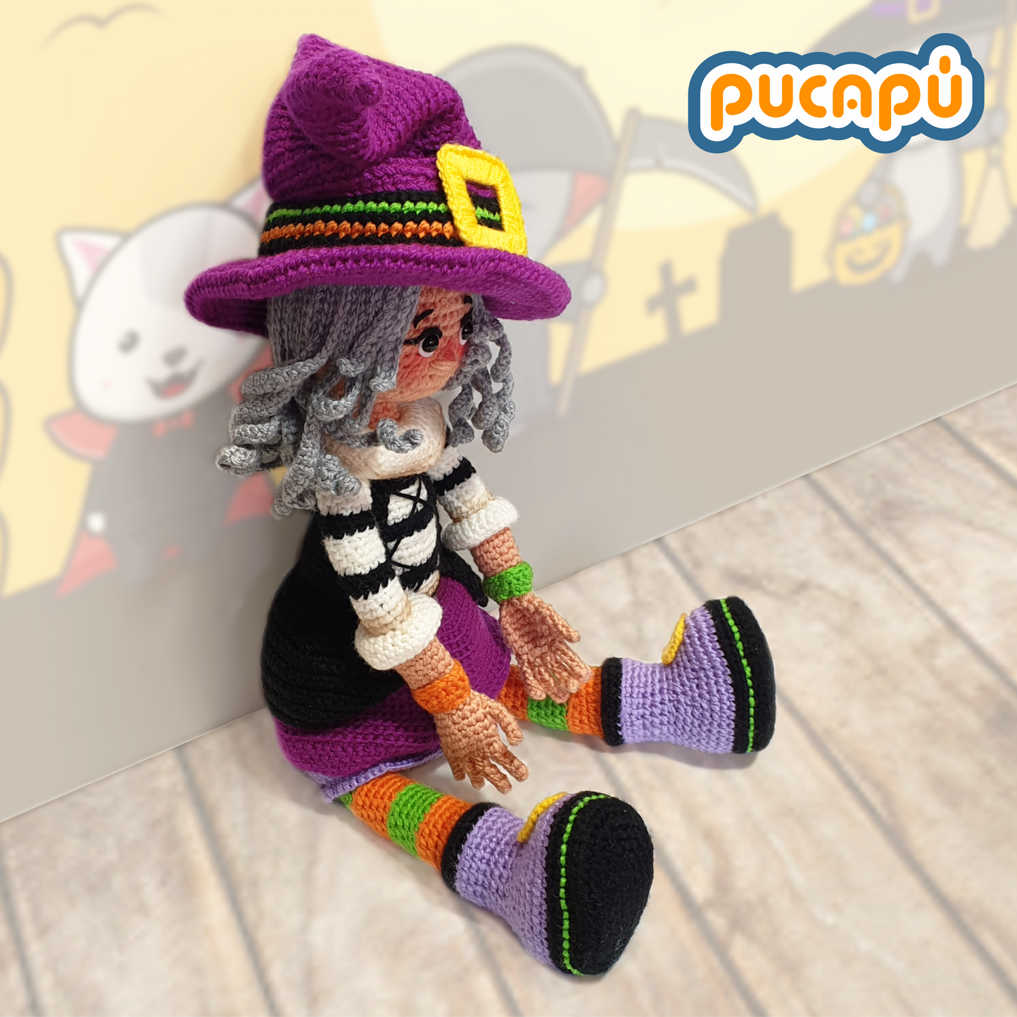 BRUJITA ALEJANDRA - Patrón Amigurumi PDF