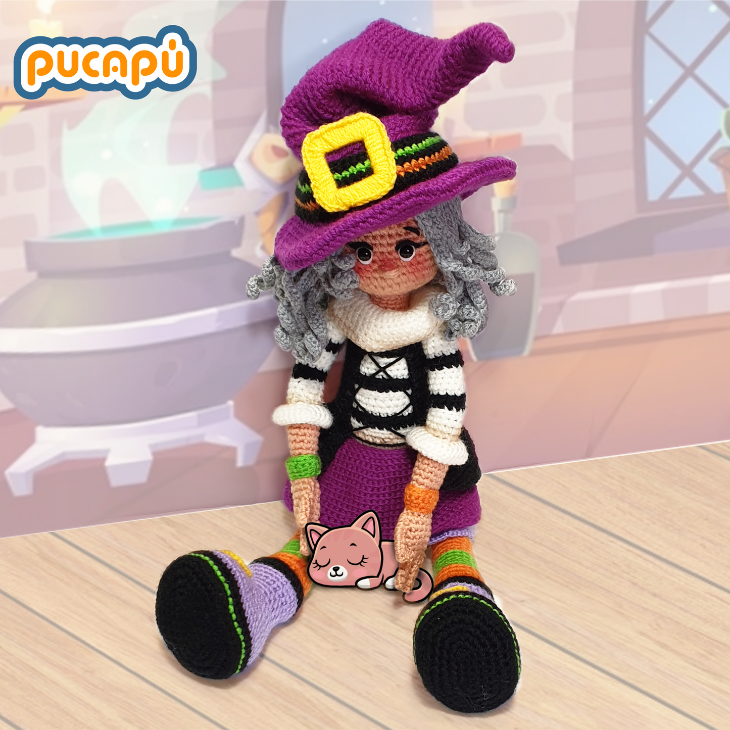 BRUJITA ALEJANDRA - Patrón Amigurumi PDF