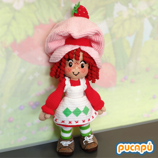 ROSITA FRESITA, FRUTILLITA, STRAWBERRY SHORTCAKE - Patrón Amigurumi PDF