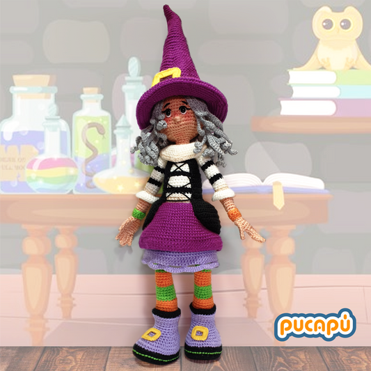 BRUJITA ALEJANDRA - Patrón Amigurumi PDF