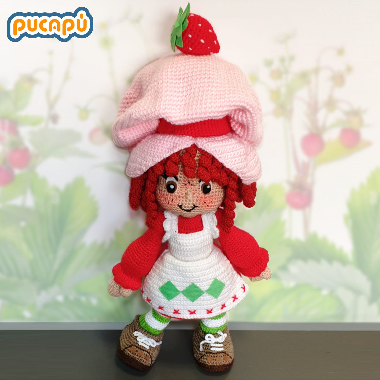 ROSITA FRESITA, FRUTILLITA, STRAWBERRY SHORTCAKE - Patrón Amigurumi PDF
